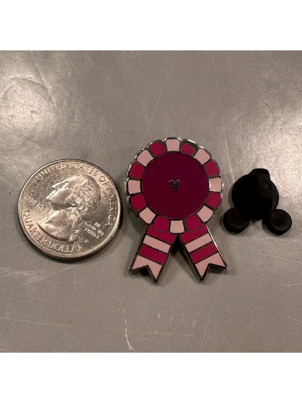 Disney Cheshire Cat Ribbon Trading Pin Alice Wonderland Hidden Mickey Badge